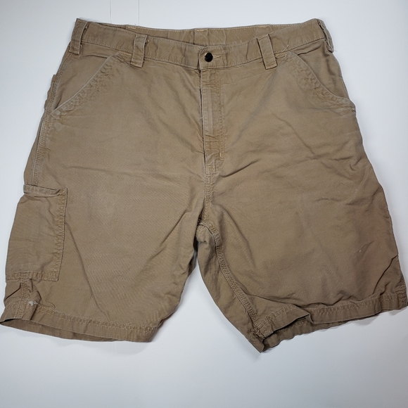 Carhartt Loose Fit Tan Shorts Size 40 - Picture 1 of 7